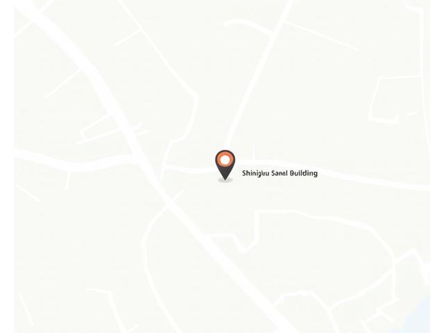 新宿Saneiビル周辺の地図。Fairway Style Japanの店舗位置を示すマーカーが表示されています。